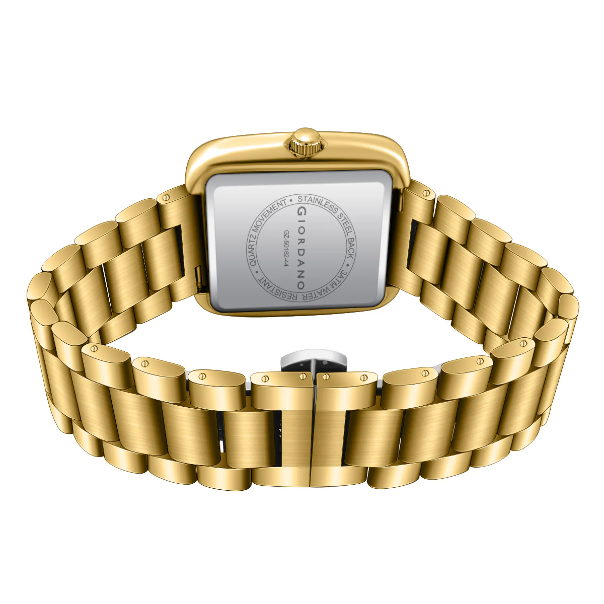 Giordano Square Face Watch for Men – Multifunction Dial with Date Display, Sleek Stainless Steel Strap, Modern Design for Everyday Elegance | GZ-50162-44 - Image 8