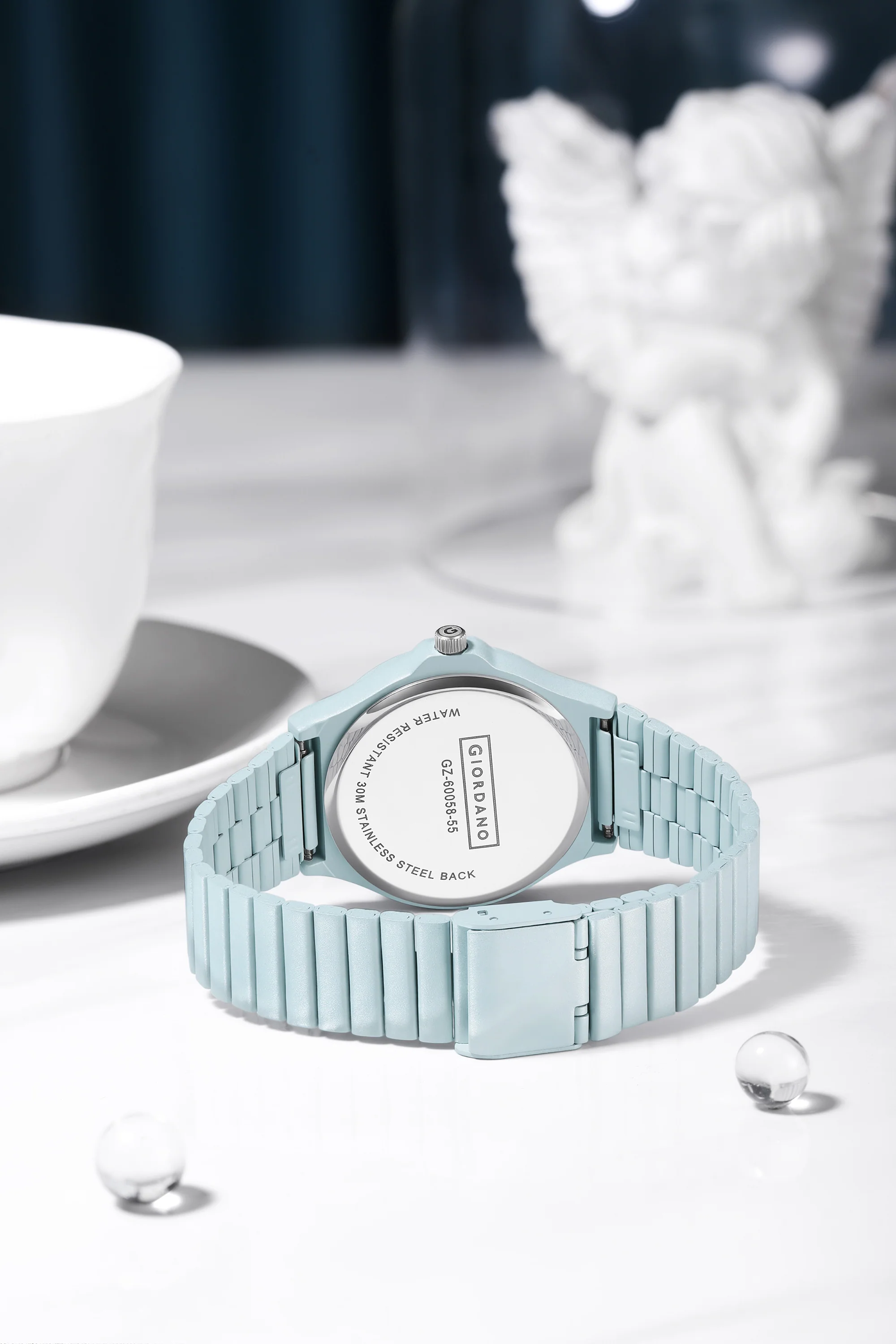 Giordano Stylish Analog Watch for Women with Round dial, 3 Hand Mechanism and Stainless Steel Strap - GZ-60058-55 - Image 4