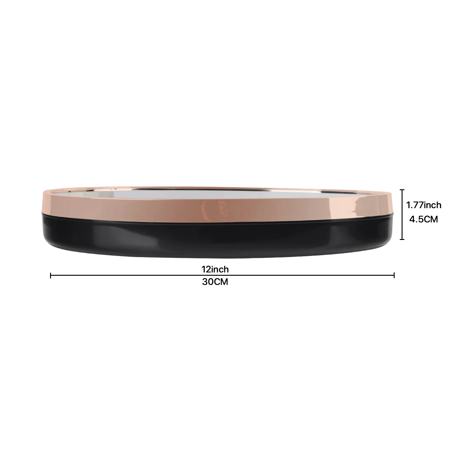Giordano Wall Clock, Silent Sweep Non-Ticking Quartz Movement, Grey Dial, Rose Gold Oval Plastic Frame, Metal Hand - GDCLTY1001RGGRY - Image 9